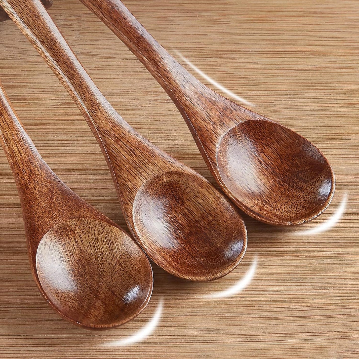 Handcrafted Wooden Cooking Spoons Set | Natural Hardwood Kitchen Utensils (Pack of 12)