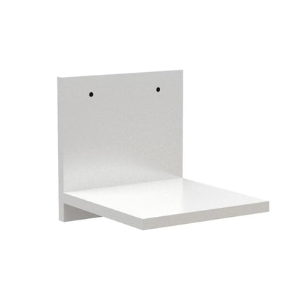 Modern Wall-Mounted Floating Shelf With Modern Design and Marble Finished (White)