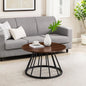 Round Coffee Table, Modern Coffee Table for Living Room With Unique Design