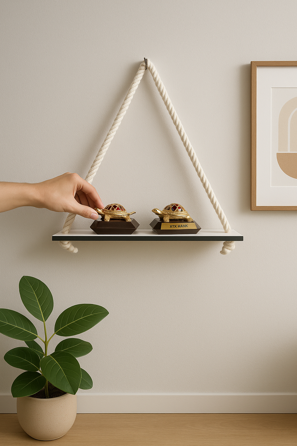 Indoor Outdoor Hanging Plant, Multipurpose Wall Shelves Flower Pot Stand|Temple Shelf