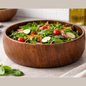 Handcrafted Wooden Serving Bowl – Solid Acacia Wood Salad & Snack Bowl