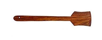 Handcrafted Wooden Spatula Set (Pack of 2) – Natural Wooden Cooking Turner for Non-Stick Cookware