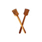 Handcrafted Wooden Spatula Set (Pack of 2) – Natural Wooden Cooking Turner for Non-Stick Cookware