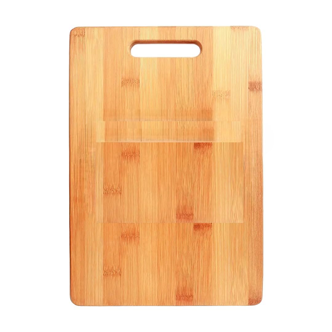 Premium Bamboo Wooden Cutting Board with Handle – Eco-Friendly Chopping Board for Kitchen