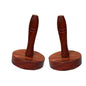 Handcrafted Wooden Papad Press Set (Pack of 2) – Traditional Kitchen Tool for Even Papad Making