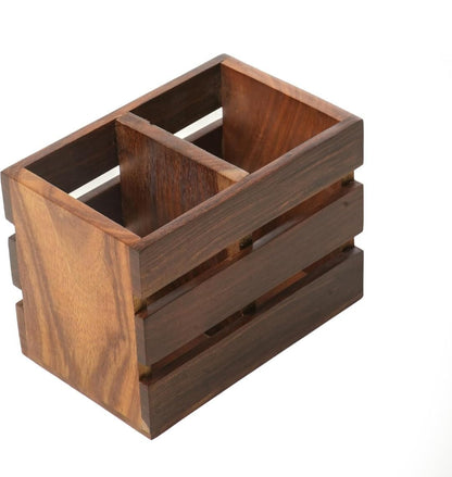 Handcrafted Wooden Pen Holder | Premium Desk Organizer for Office & Home