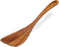 Natural Wooden Cooking Spatula | Heat-Resistant Wooden Turner for Non-Stick Cookware