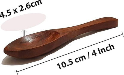 Handcrafted Wooden Cooking Spoons Set | Natural Hardwood Kitchen Utensils (Pack of 12)