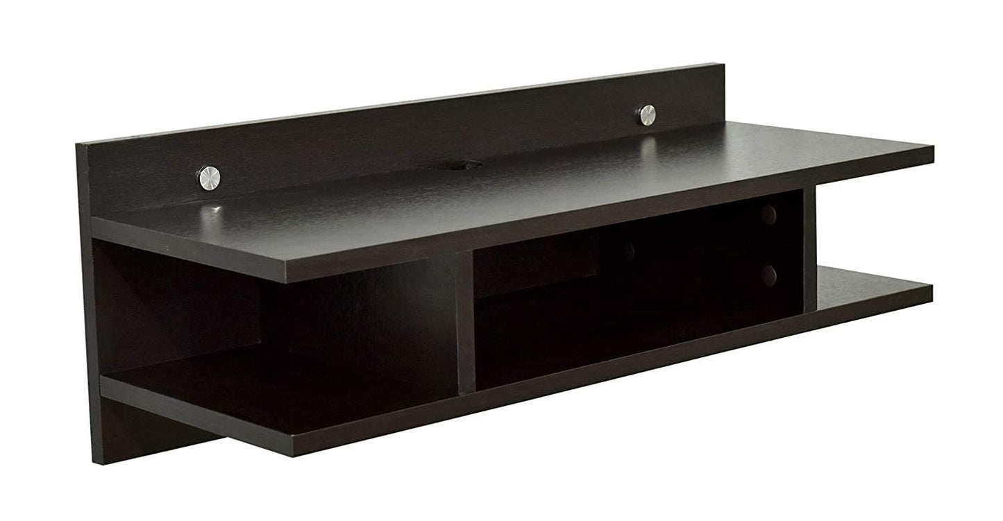 Modern Black TV Stand & Entertainment Unit with Storage Shelves – Media Console for Living Room
